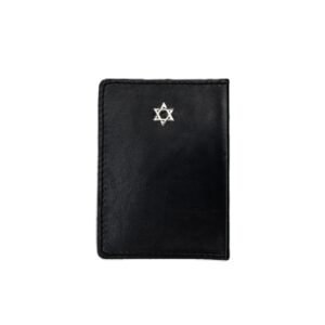 סידור תפילה קטן - עור שחור עם מגן דוד
