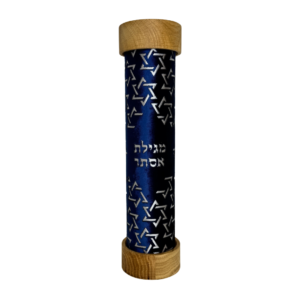 בית מגילה מהודר למגילת אסתר - מגיני דוד כחול