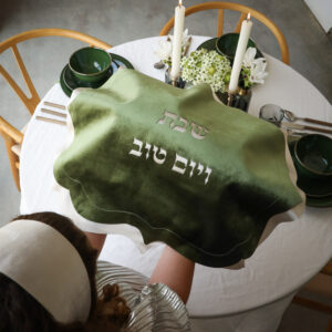 כיסוי חלה מהודר שנדליר - ירוק